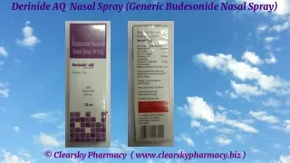 Derinide AQ  Nasal Spray (Generic Budesonide Nasal Spray)