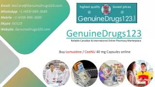 Your Source for Lomustine CeeNU -  Shop Online Safely