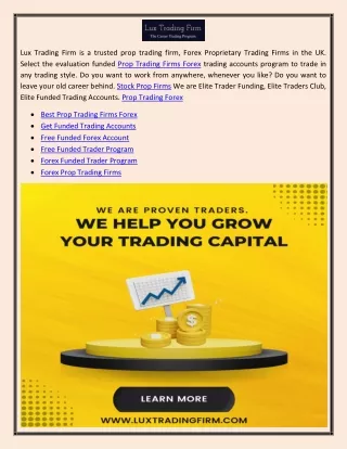 Free Funded Trader Program