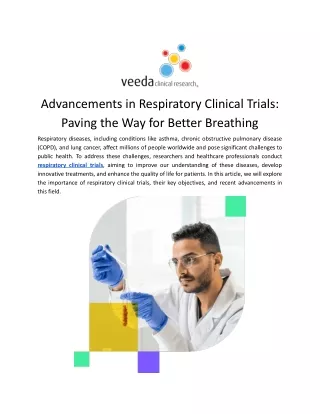 Respiratory Clinical Trials