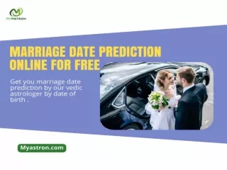 Get  free marriage horoscope report online through our site.