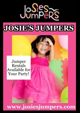 Book Bounce House Rentals Travelers Rest, SC - Josie's Jumpers