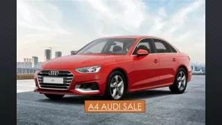 A4 Audi Sale