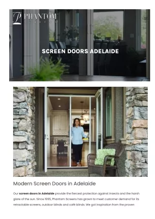 Screen Doors Adelaide