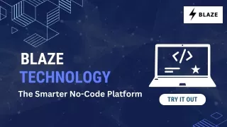 Blaze Tech: Unleash Your Team's Creativity with No-Code