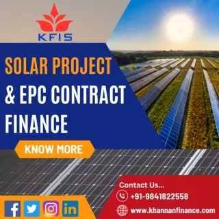 Power & Energy  renewable Solar power Project Finance In Chennai @ KFIS