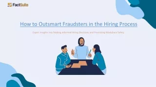 How to Outsmart Fraudsters in the Hiring process