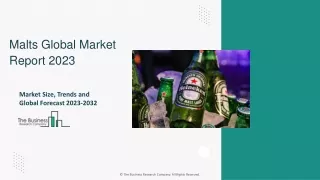 Malts Market Share, Size, Forecast, Trends And Industry Analysis By 2032