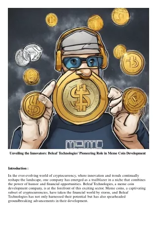 Meme coin development company