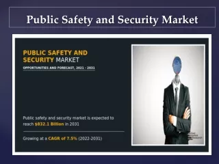 Public Safety and Security Market