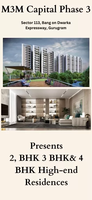 M3M Capital Phase 3 Sector 113 in Gurugram-Brochure.pdf