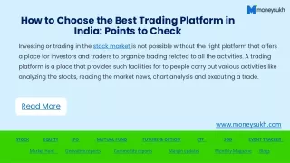 How to Choose the Best Trading Platform in India