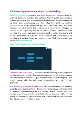 AWS Data Engineering Training Ameerpet -  Visualpath