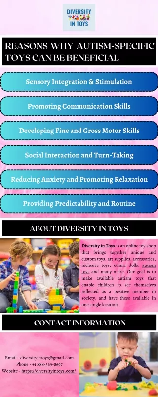 Reasons Why Autism-Specific Toys Can Be Beneficial