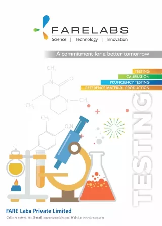 Food And Agricultural Products Testing Lab - FARE LABS