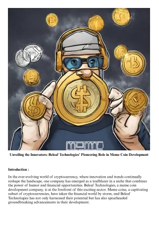 Meme coin development company