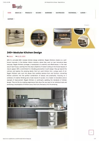 240  Modular Kitchen Design