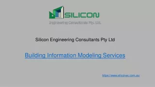 Building Information Modeling  Services(AUS)