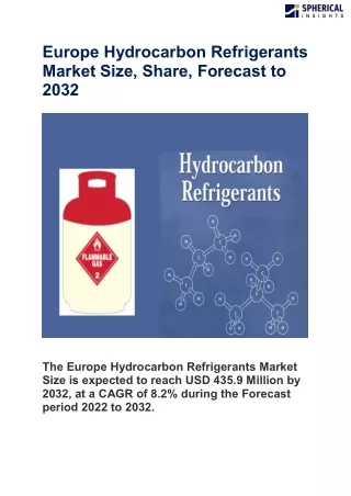 Europe Hydrocarbon Refrigerants Market