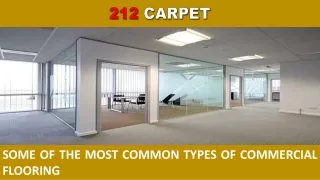 Some of the Most Common Types of Commercial Flooring