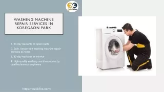 Washing Machine Repair Services In Koregaon Park