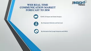 Web Real-Time Communication Market Growth, Statistics 2030