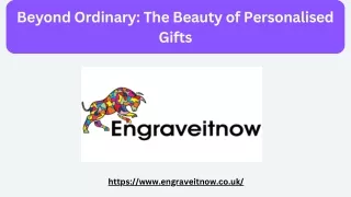 Beyond Ordinary The Beauty of Personalised Gifts