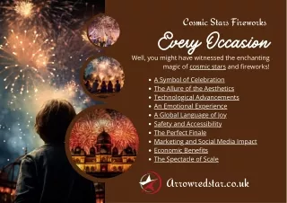 Why Cosmic Stars Fireworks Are More in Demand in Every Occasion?