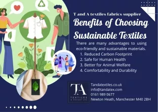 What are the Benefits of Choosing Sustainable Textiles?