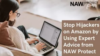Stop Hijackers on Amazon by Using Expert Advice from NAW Protect