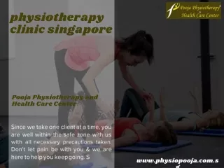 Physiotherapy Clinic Singapore