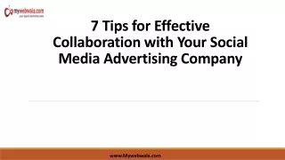 7 Tips for Effective Collaboration with Your Social - Mywebwala