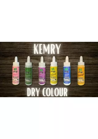 KEMRY - Biggest manufacturer Of Dry Food Colour  in INDIA | HSJ INDUSTRIES.