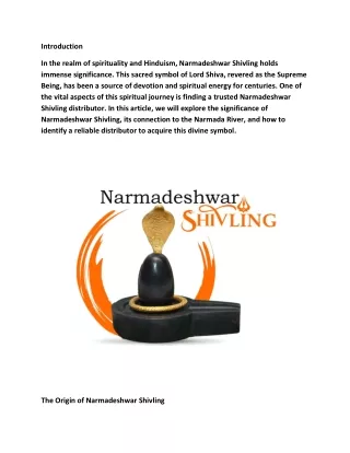 Narmadeshwar Shivling / Shivansh Narmada Shivling