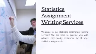 Expert Statistics Assignment Help - Get A  Grades | 24/7 Support