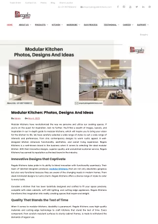 Modular Kitchen: Photos, Designs And Ideas