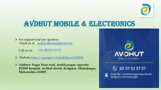 Avdhut Mobile and Home Appliances | Avdhut Selection