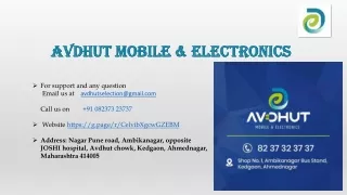 Avdhut Mobile and Electronics | Avdhut Selection