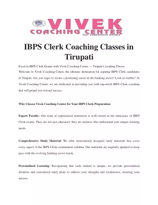 ibps clerk