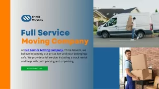 Hourly Moving by Full Service Moving Company - Three Movers