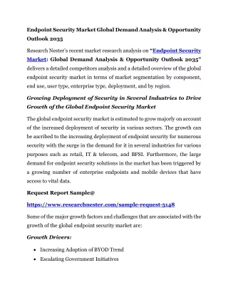 Endpoint Security Market