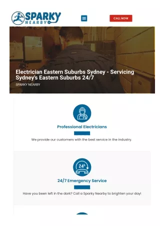 Electrician Eastern Suburbs