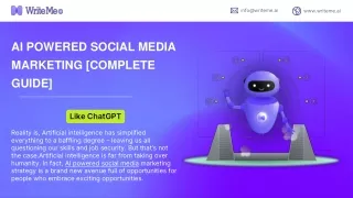 AI POWERED SOCIAL MEDIA MARKETING