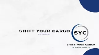 SHIFT YOUR CARGO