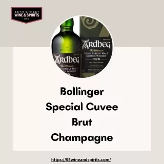 Bollinger Special Cuvee Brut Champagne.