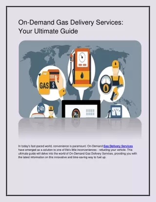 On-Demand Gas Delivery Services_ Your Ultimate Guide