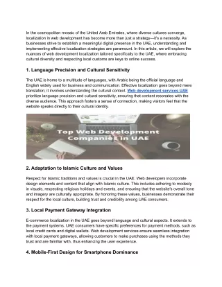 WWeb development services UAEEBSITE
