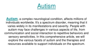 Autism