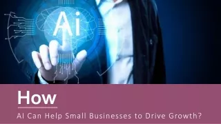 How AI Can Help Small Businesses to Drive Growth