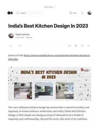 India’s Best Kitchen Design In 2023